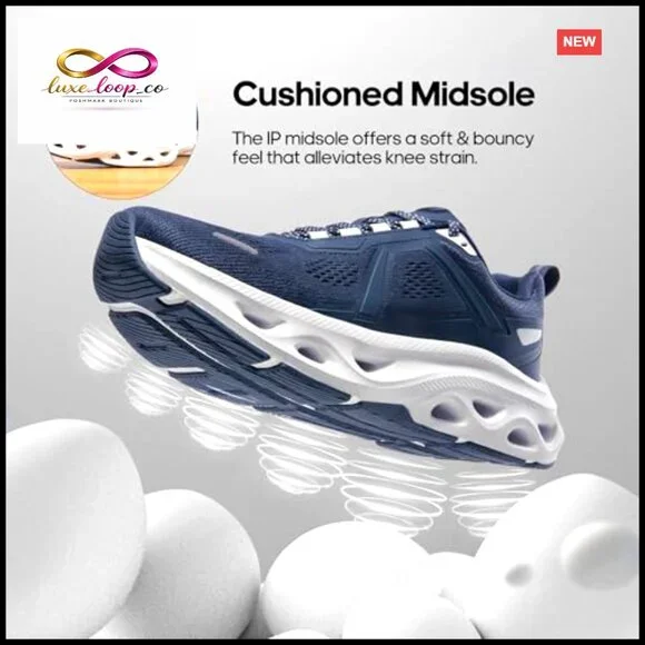Men's Athletic Walking Shoes Non-Slip Breathable Mesh Gym Sneakers